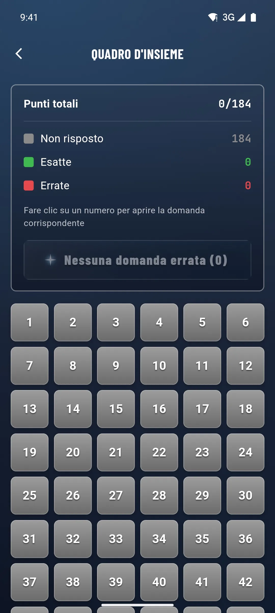 App teoria taxi – panoramica dei progressi