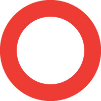 Allgemeines Fahrverbot (beide Richtungen)