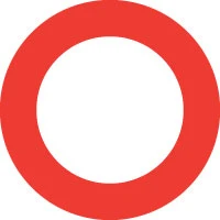 Circulación prohibida (ambos sentidos)