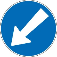 Paso obligatorio por la izquierda