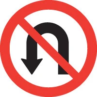 Prohibido el cambio de sentido