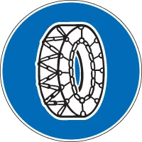 Cadenas para nieve obligatorias