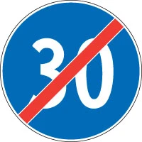 Fin de velocidad mínima